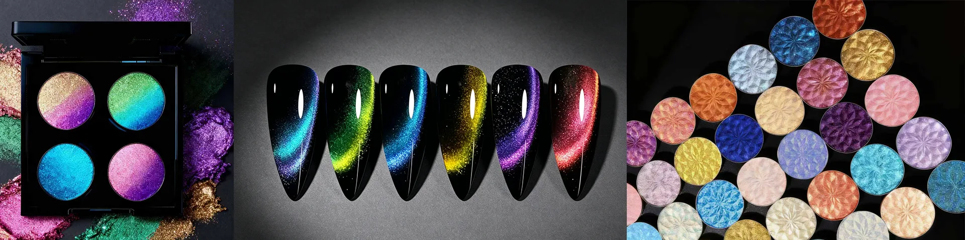 Eyeshadow အတွက် အရောင်ပြောင်းခြင်းနှင့် Chameleon ဆိုးဆေးများ